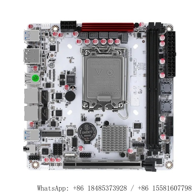 LGA1700 Q670 Mini ITX NAS Main - Nas Motherboard 8 Sata Mini Itx recension och pris