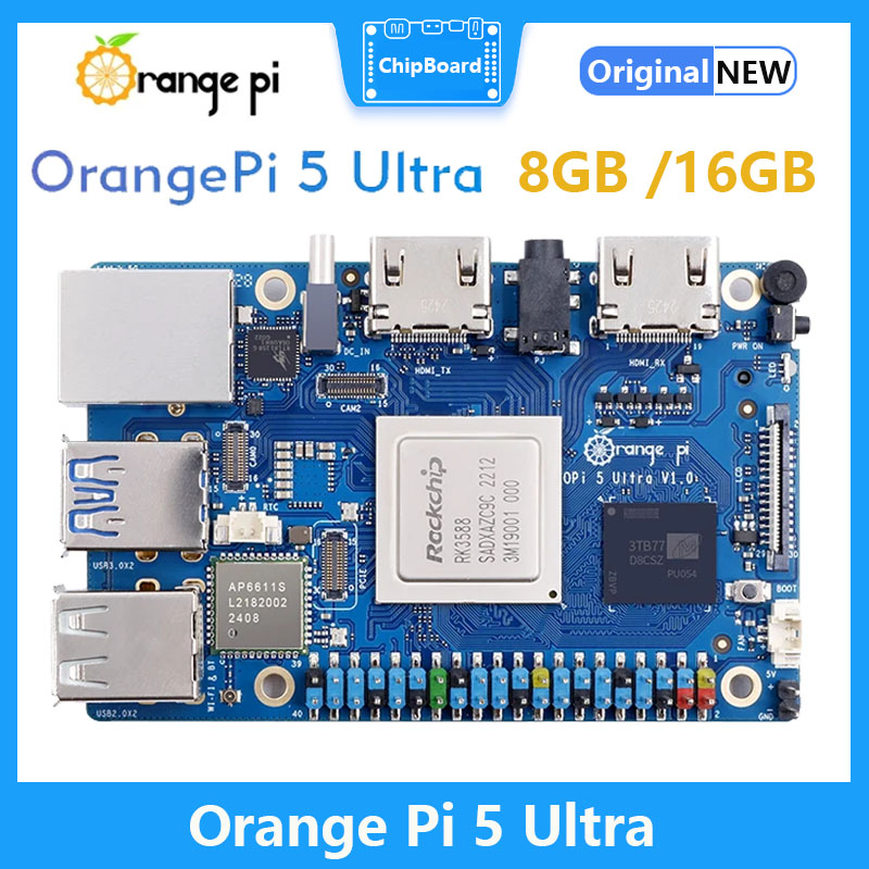 Orange Pi 5 Ultra 8GB/16GB LPD - Orange Pi 5 Plus 16Gb recension och pris