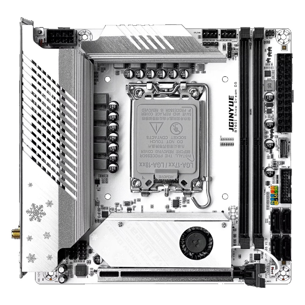 JGINYUE  B760i-Snow Dream  Mot - Lga1700 Itx Motherboard Ddr5 recension och pris